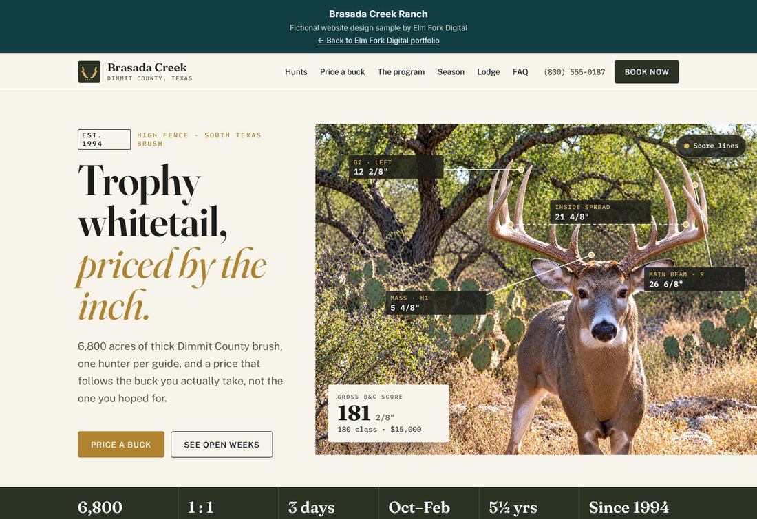 Preview of the Brasada Creek Ranch design sample