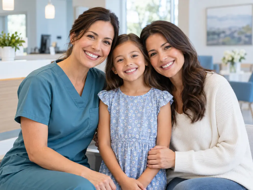 Preview of the Larkspur Family Dental design sample